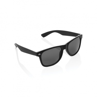 Logo trade promotional merchandise image of: GRS recycled PC plastic sunglasses