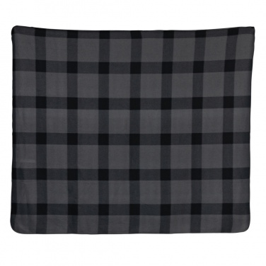 Logotrade promotional product picture of: Soft plaid fleece blanket