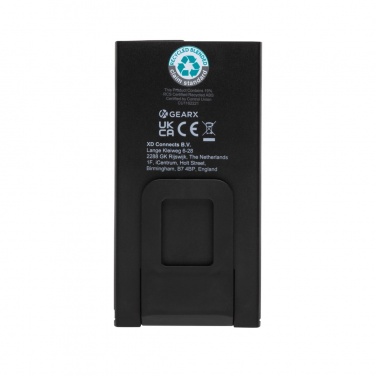 Logo trade promotional products picture of: Gear X RCS recycled plastic USB pocket work light 260 lumen