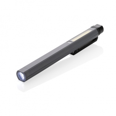 Logo trade business gifts image of: Gear X RCS recycled plastic USB rechargeable pen light