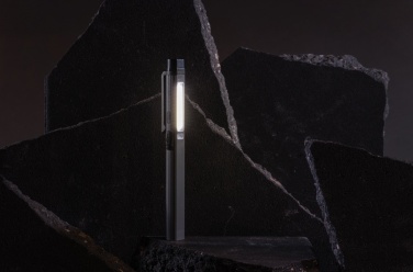 Logo trade promotional gifts image of: Gear X RCS recycled plastic USB rechargeable pen light