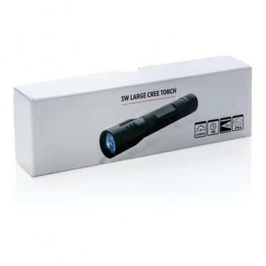 Logo trade promotional gifts picture of: 3W large CREE torch
