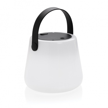 Logo trade promotional item photo of: SolarGlow RCS recycled ABS USB-rechargeable outdoor light