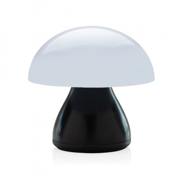 Logo trade promotional gift photo of: Luming RCS recycled plastic USB re-chargeable table lamp