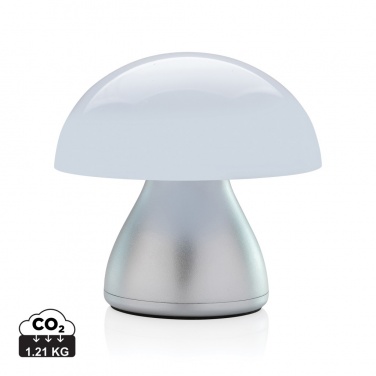 Logo trade promotional giveaway photo of: Luming RCS recycled plastic USB re-chargeable table lamp