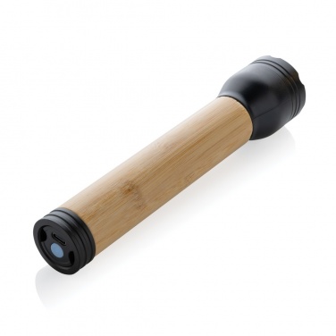 Logotrade promotional giveaway picture of: Lucid 5W RCS certified recycled plastic & bamboo torch