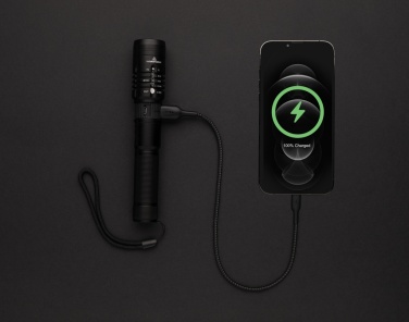 Logotrade promotional merchandise photo of: Gear X USB re-chargeable torch