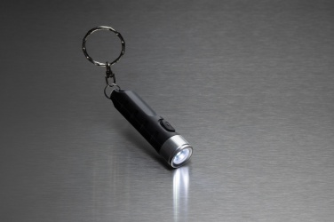 Logotrade advertising product image of: Globix RCS recycled plastic USB re-chargeable keychain torch