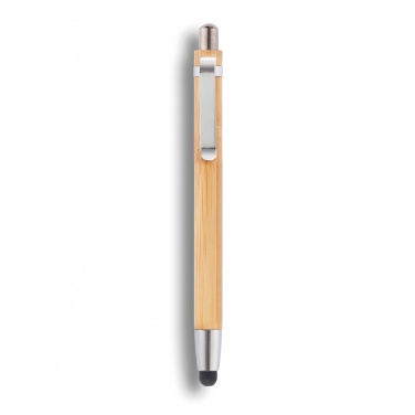 Logo trade corporate gifts image of: Bamboo stylus pen