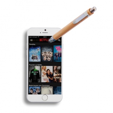 Logotrade promotional item picture of: Bamboo stylus pen