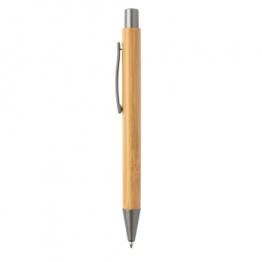 Logo trade promotional giveaways picture of: Slim design bamboo pen