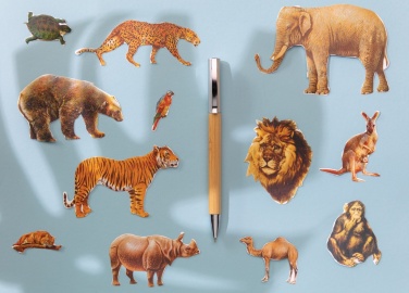 Logo trade promotional merchandise image of: Modern bamboo pen