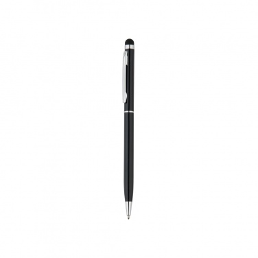 Logo trade promotional products image of: Thin metal stylus pen