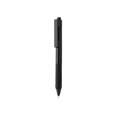 Logo trade business gifts image of: X9 solid pen with silicone grip