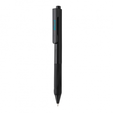 Logo trade promotional items picture of: X9 solid pen with silicone grip