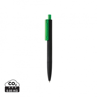 Logo trade promotional giveaway photo of: X3 black smooth touch pen