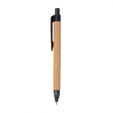 Logo trade promotional giveaways picture of: Write wheatstraw and cork pen