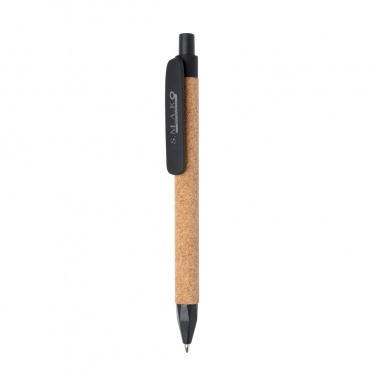 Logo trade promotional gift photo of: Write wheatstraw and cork pen