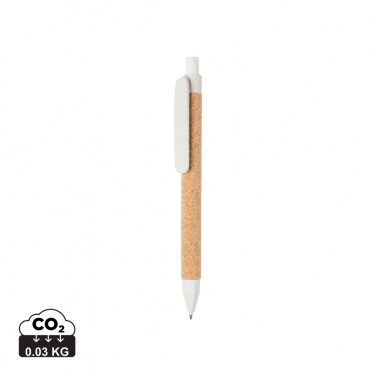 Logotrade advertising product picture of: Write wheatstraw and cork pen
