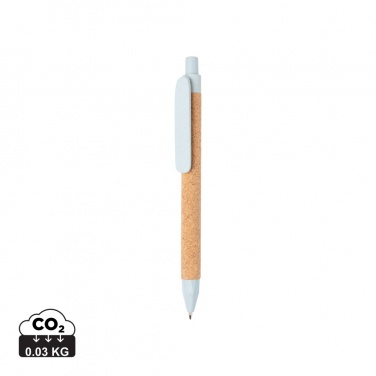 Logotrade corporate gift image of: Write wheatstraw and cork pen