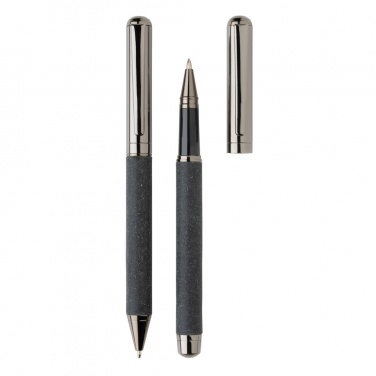 Logo trade corporate gift photo of: Recycled leather pen set