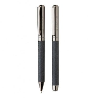 Logotrade promotional items photo of: Recycled leather pen set