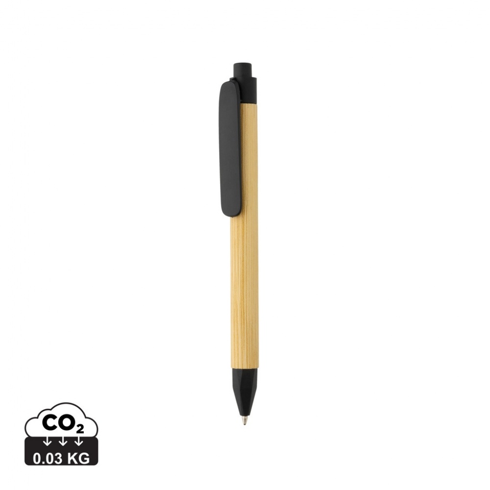 Logotrade promotional gift image of: Write responsible recycled paper barrel pen