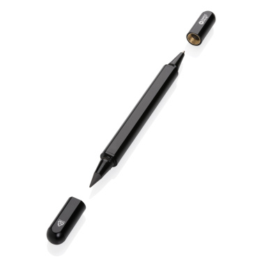 Logotrade promotional products photo of: Swiss Peak Storm RCS recycled aluminum dual tip pen