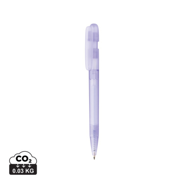 Logotrade promotional giveaway picture of: Devin GRS certified RABS pen transparent