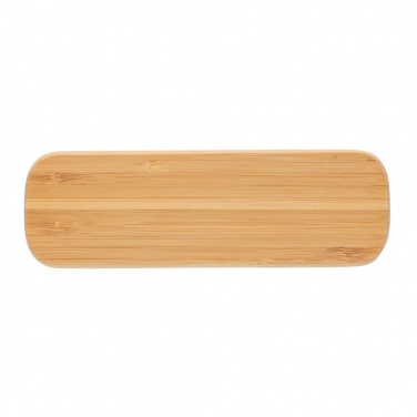 Logo trade promotional products image of: Bamboo pen in box