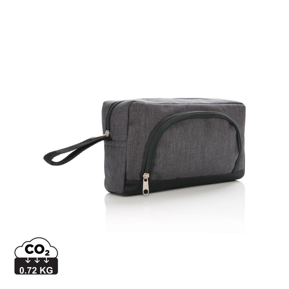 Logotrade advertising product picture of: Classic two tone toiletry bag