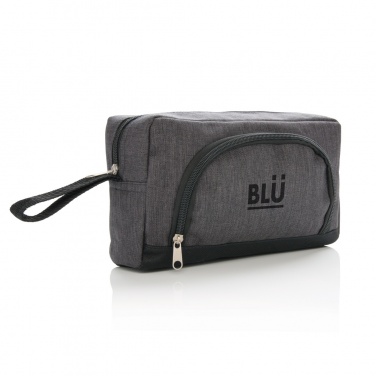Logotrade promotional giveaway image of: Classic two tone toiletry bag