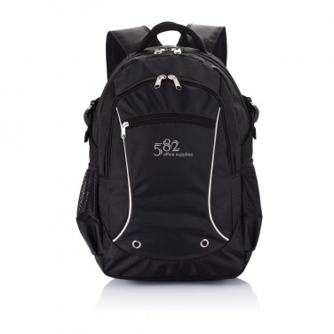 Logo trade promotional giveaways picture of: Denver laptop backpack PVC free