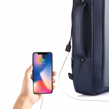 Logo trade business gift photo of: Bobby Bizz anti-theft backpack & briefcase