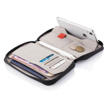 Logo trade business gifts image of: Passport holder