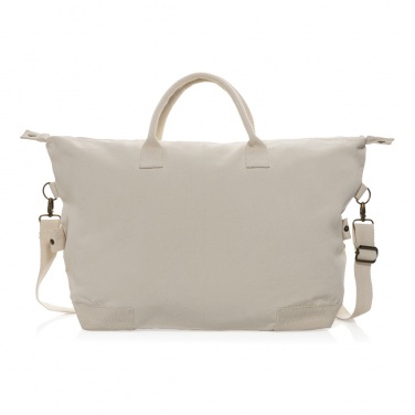 Logotrade promotional product picture of: Kezar AWARE™ 500 gsm recycled canvas deluxe weekend bag