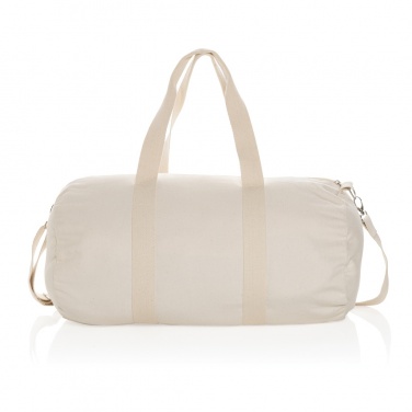 Logo trade promotional giveaway photo of: Impact Aware™ 285gsm rcanvas duffel bag undyed