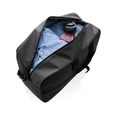 Logo trade promotional merchandise image of: Armond AWARE™ RPET weekend duffel bag