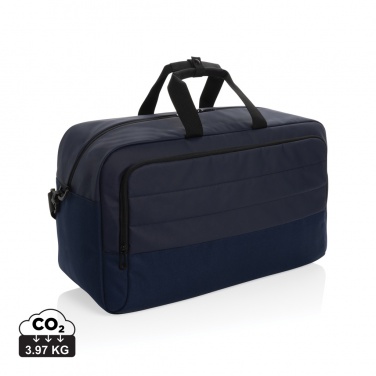 Logo trade promotional gifts image of: Armond AWARE™ RPET weekend duffel bag
