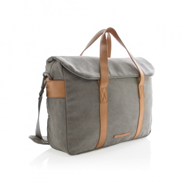 Logotrade promotional item picture of: Canvas laptop bag PVC free