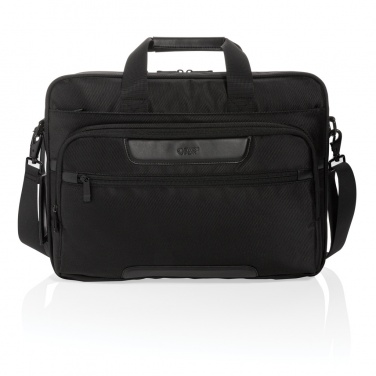 Logo trade promotional giveaways picture of: Swiss Peak RPET Voyager RFID 15.6" laptop bag