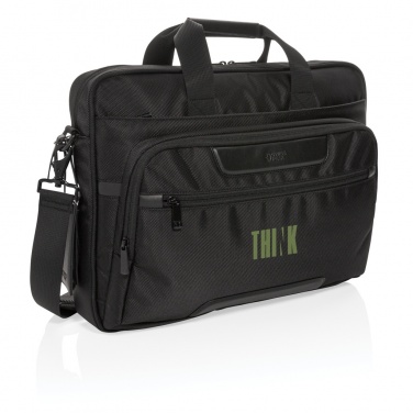 Logotrade promotional merchandise image of: Swiss Peak RPET Voyager RFID 15.6" laptop bag