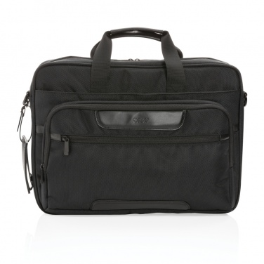 Logo trade promotional product photo of: Swiss Peak AWARE™ RPET Voyager 15.6" laptop bag