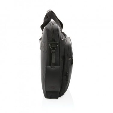 Logo trade advertising products image of: Swiss Peak AWARE™ RPET Voyager 15.6" laptop bag