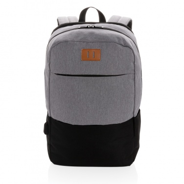 Logotrade promotional product image of: Modern 15.6" USB & RFID laptop backpack PVC free