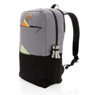Logo trade promotional gifts image of: Modern 15.6" USB & RFID laptop backpack PVC free