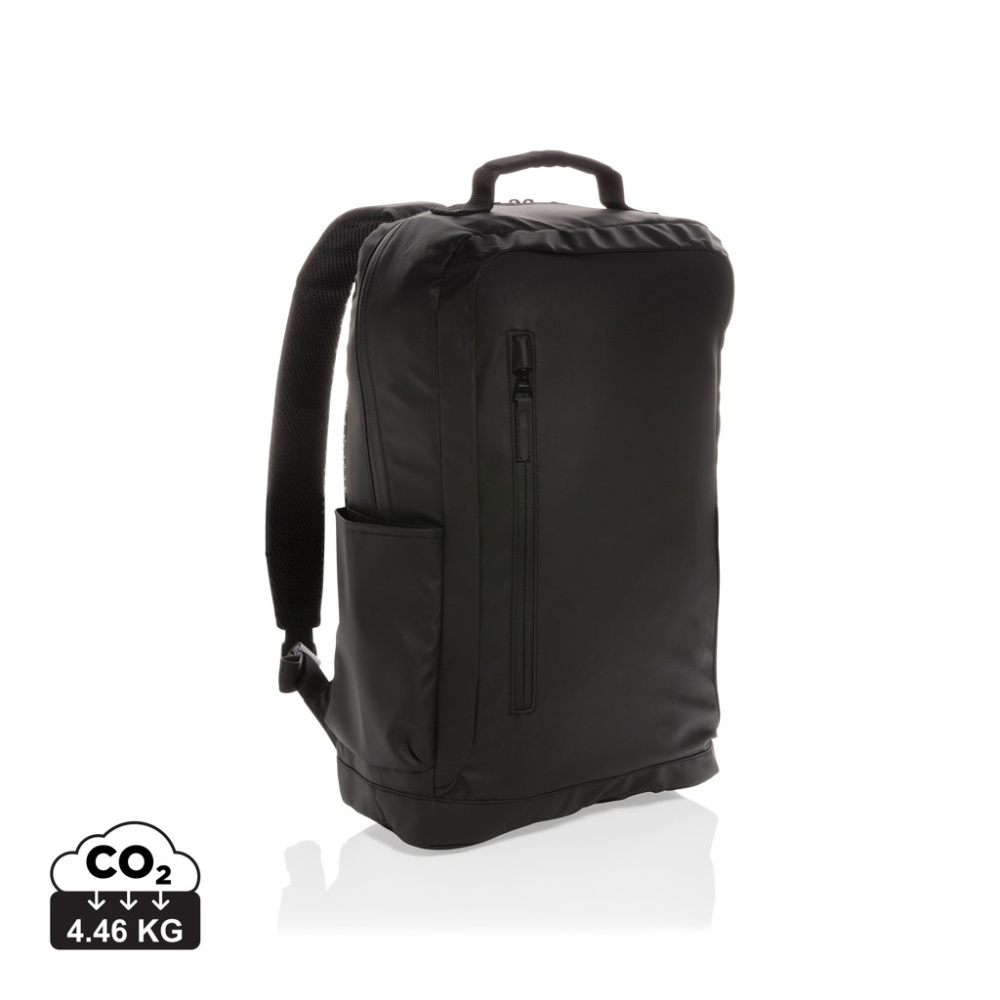 Logo trade corporate gift photo of: Fashion black 15.6" laptop backpack PVC free