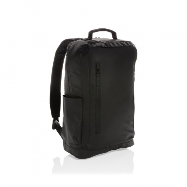 Logotrade promotional product image of: Fashion black 15.6" laptop backpack PVC free