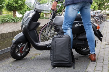 Logo trade promotional product photo of: Fashion black 15.6" laptop backpack PVC free