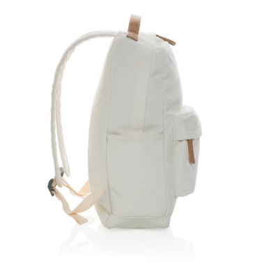 Logotrade promotional giveaway image of: Impact AWARE™ 16 oz. recycled canvas backpack